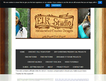 Tablet Screenshot of elkstudiohandcraftedcrochetdesigns.com